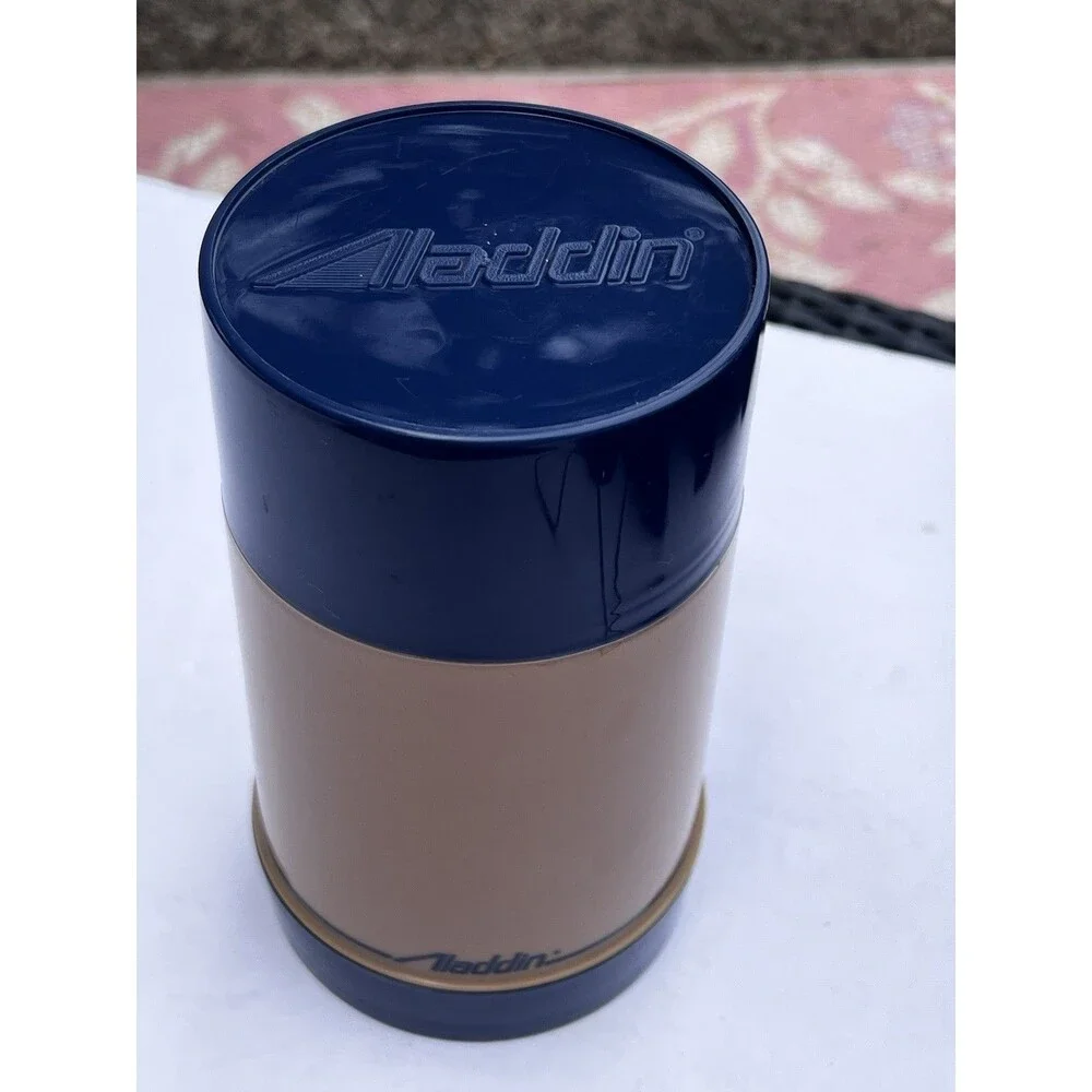 Vintage Late 1970s/Early 1980s Aladdin Wide Mouth Pint Thermos
